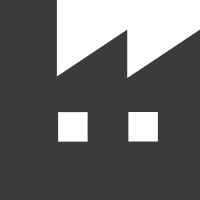 Icoon van een fabriek.